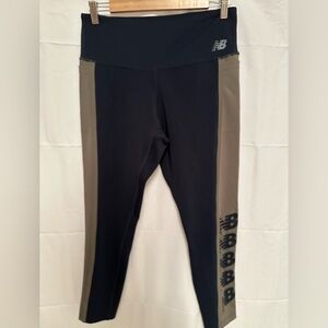 New Balance Women’s Black and Tan Active Leggings